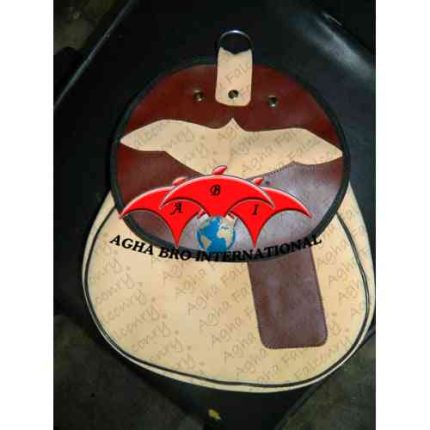 Tan+Brown Leather Nubuck Hawking Bags (ABI-8017)