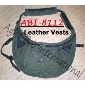 Leather Nubuck Hip Vest (ABI-8112 )