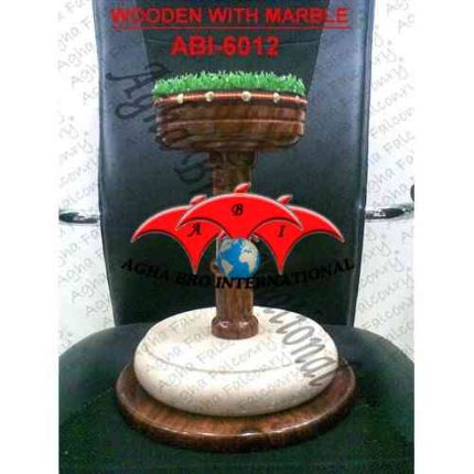 Wooden Majlis with Marble Indoor Block (ABI-6012)