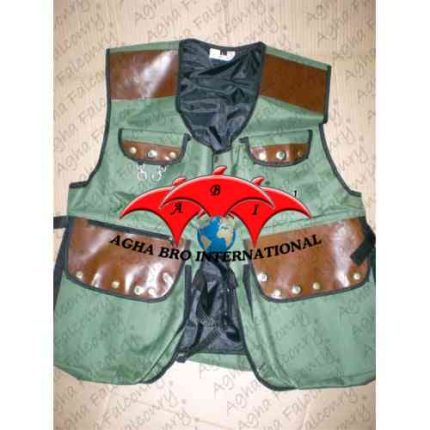 Cordura Falconry Waistcoat/Full Vest with Flashing (ABI-8147)