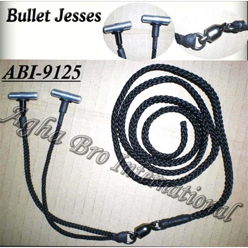 Falconry Bullet jesses complete with ‘Sampo’ style swivel (ABI-9125)