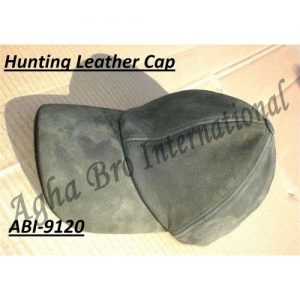 Leather Nubuck Hunting Cap (ABI-9120)