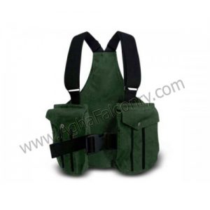 Falconry Olive Green with Black Lines Cordura Vest (ABI-8901)