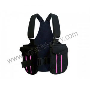 Falconry Olive Black with Pink Lines Cordura Vest (ABI-8902)
