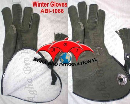 Winter Falconry Glove inside wool (ABI-1066)