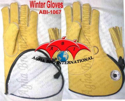 Winter Falconry Glove inside wool (ABI-1067)