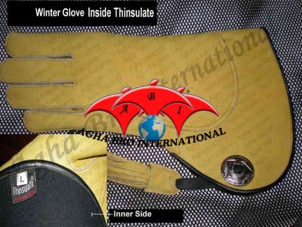 Falconry Nubuck Leather Glove with Thinsulate linen (ABI-1068)